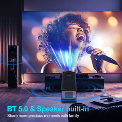 4K Native 1080P Android 11 Projector 390ANSI HY320 Dual Wifi6 BT5.0 Cinema Outdoor Portable Projetor Upgrated HY320