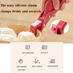 HeatGuard™ Anti-Scald Plate Gripper – Multi-Function Silicone Clips for Safe Handling