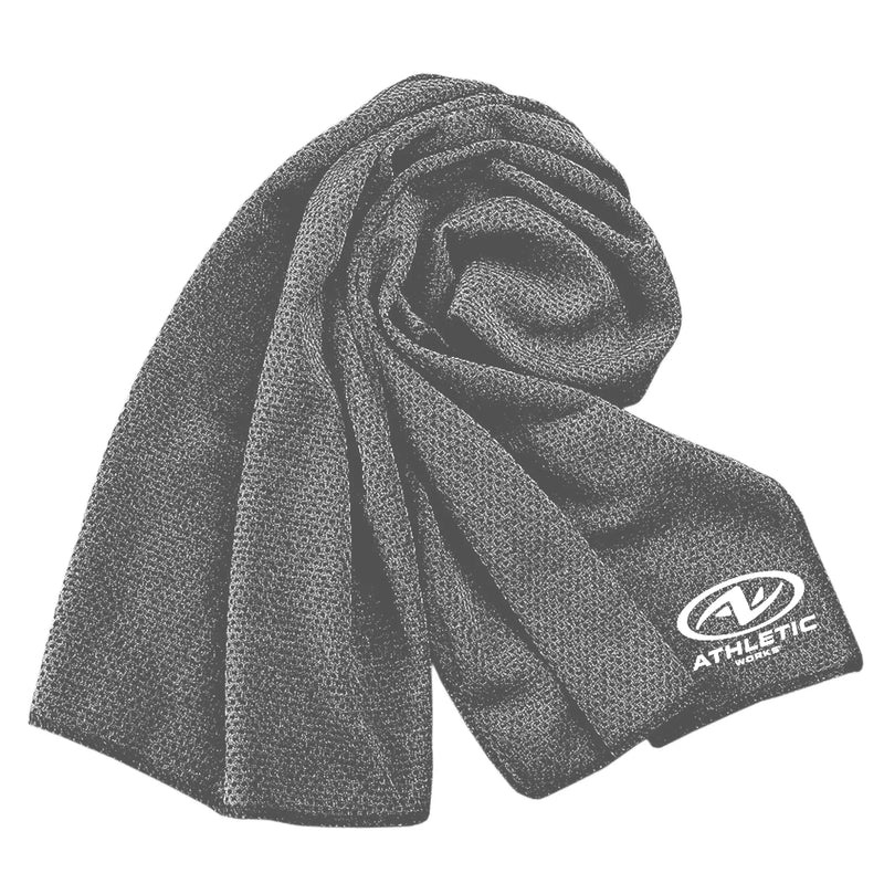 Yoga Soft Microfiber Towel, Charcoal Gray, Size 31.5
